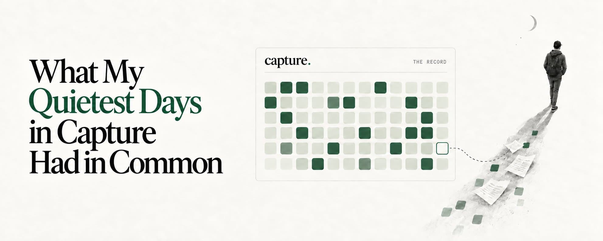 Original cover for “What My Quietest Days in Capture Had in Common”.