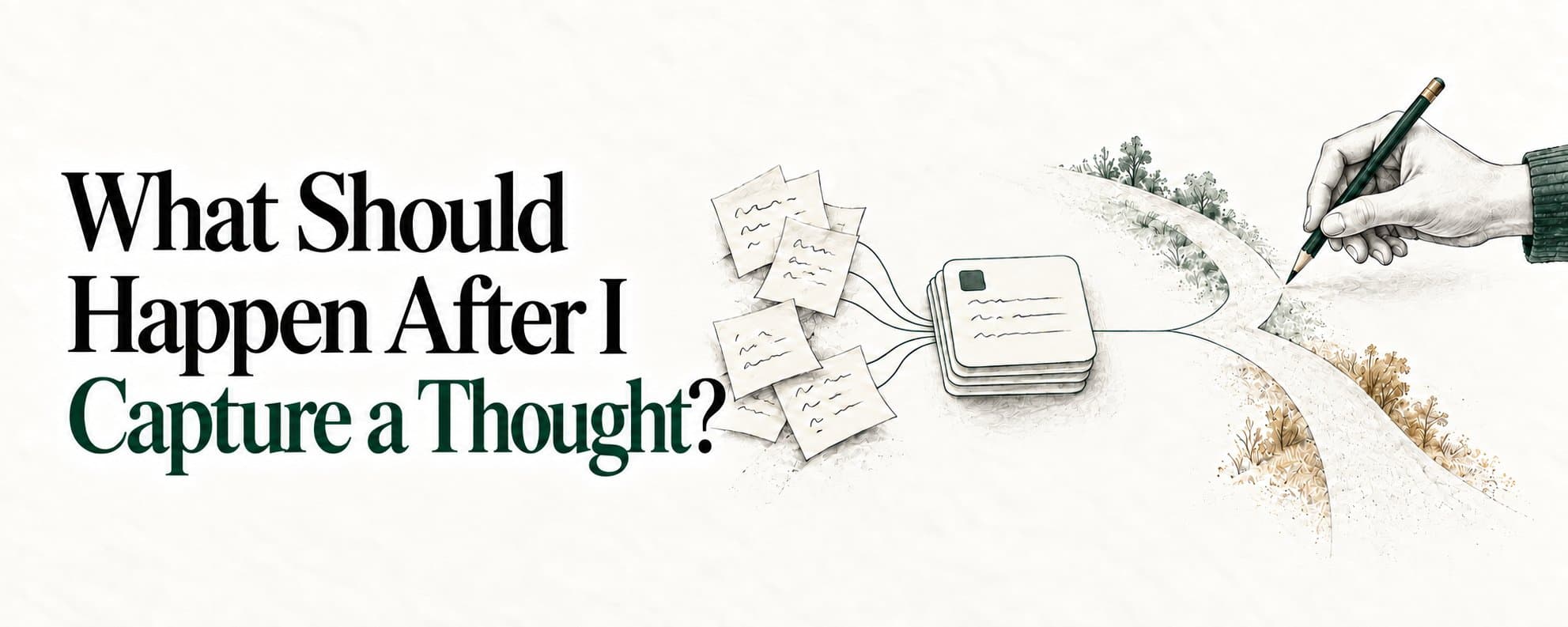 Original cover for “What Should Happen After I Capture a Thought?”.